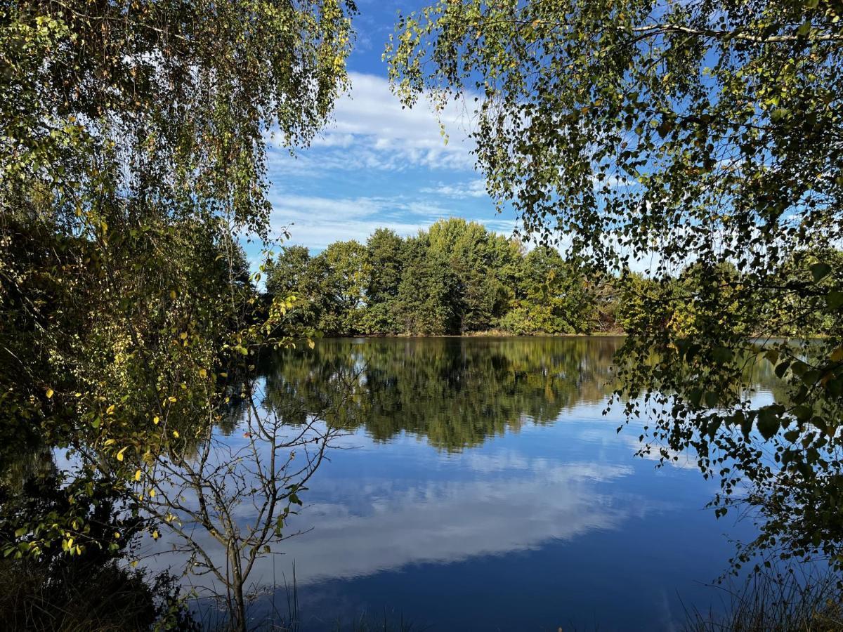 Ferienwohnung Am See Dillich - Ruhige Lage - Eigener Garten - Direkt Neben Einem Natursee Borken  Exterior foto